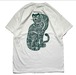 MANWHO /KAZETORA  TEE (ホワイト/緑）