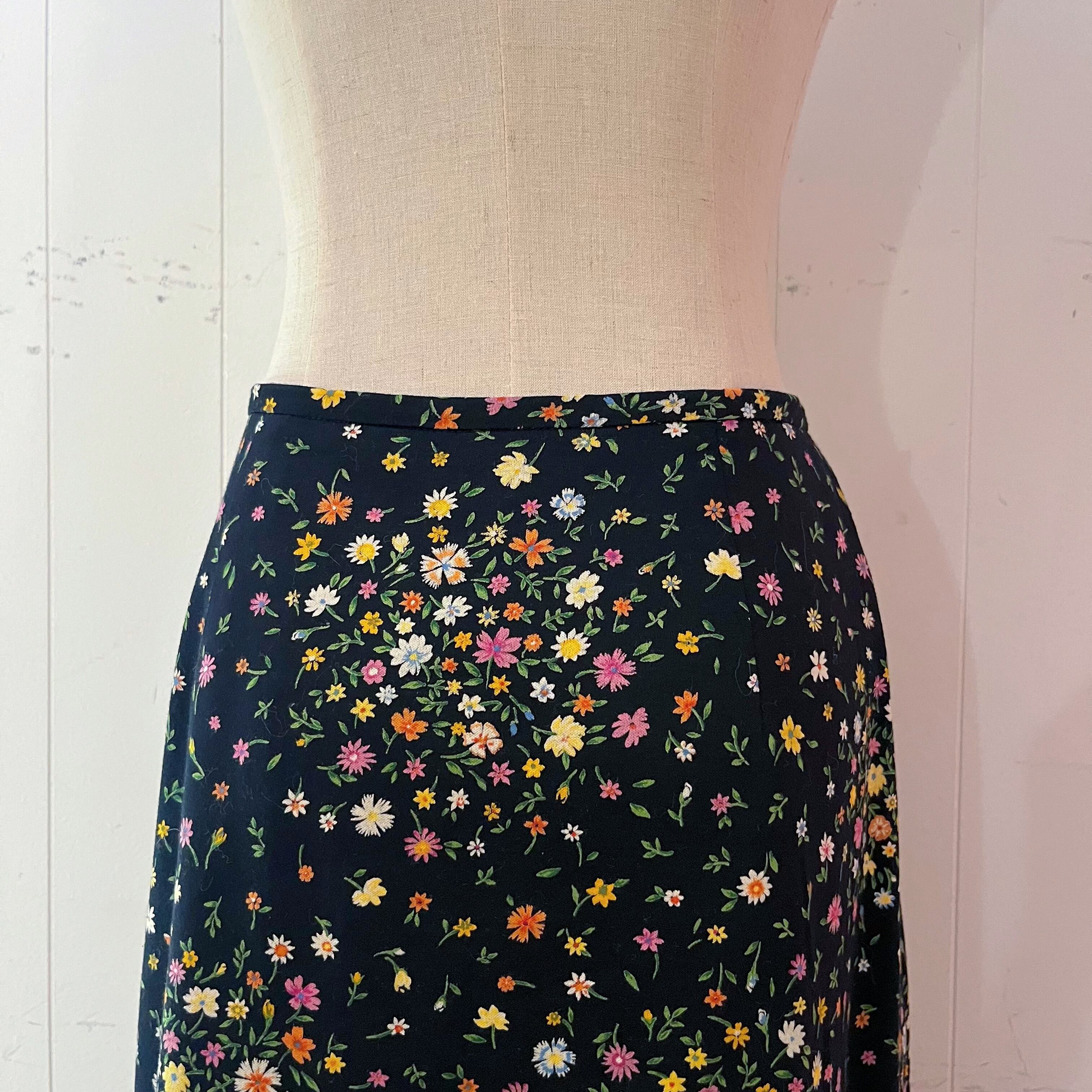 mini colorful flower skirt