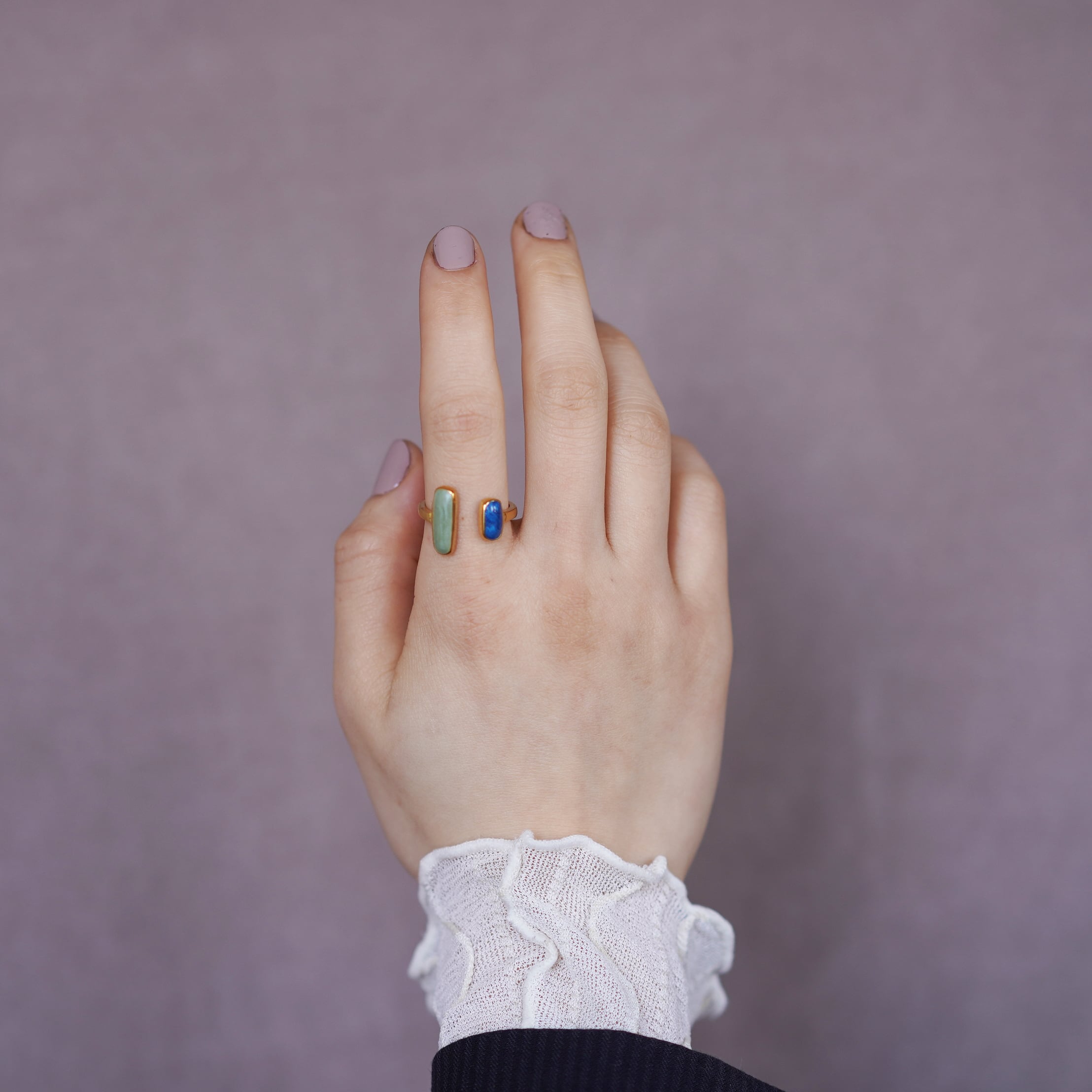 アジャスタブル・エナメル・リング | jojono