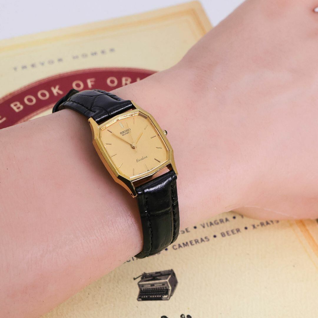 【稼働極美品】SEIKOエクセリーヌ　SGP30　電池交換済　新品革ベルト 2589362694.JPG?1747721707