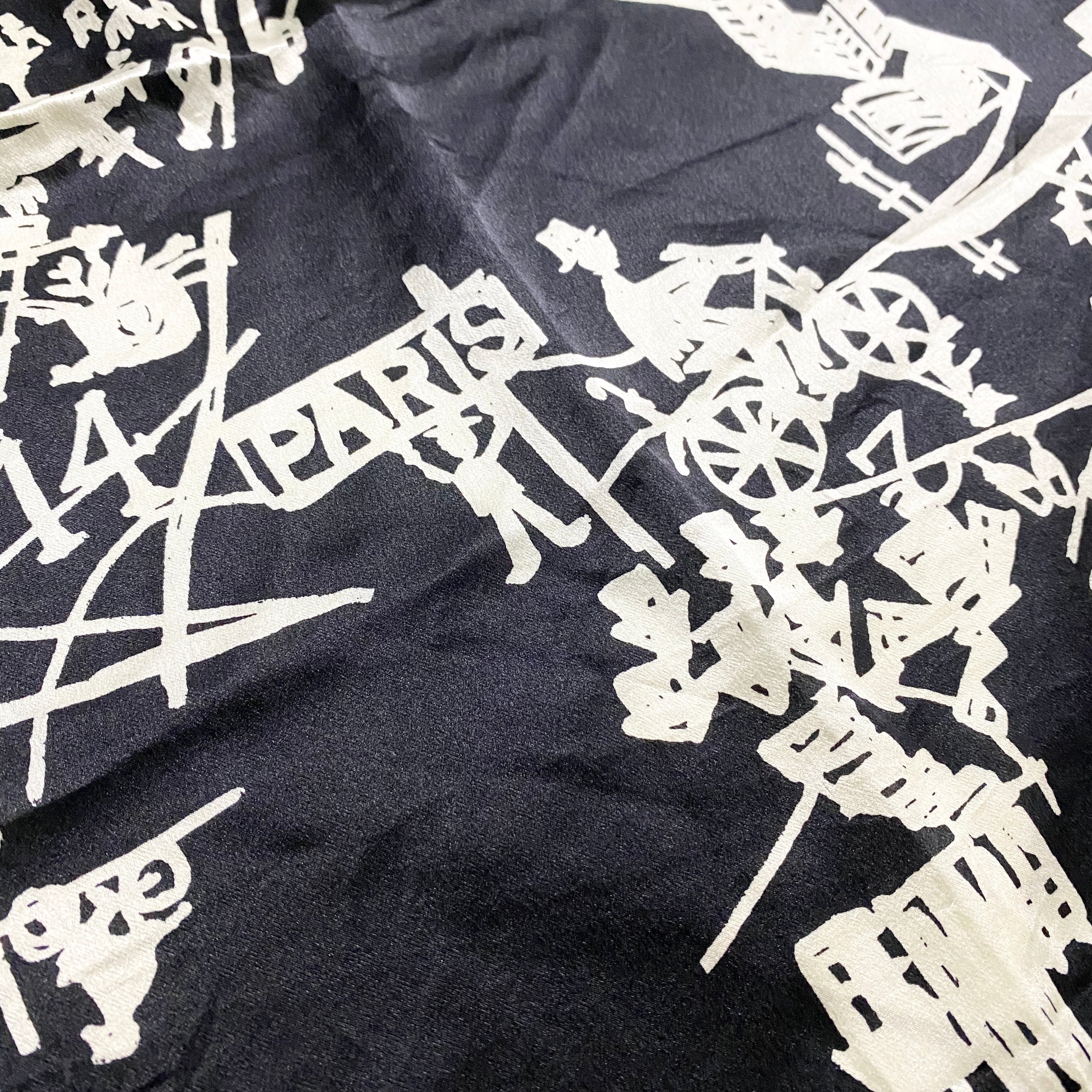 YOHJI YAMAMOTO NOIR black scarf | NOIR ONLINE