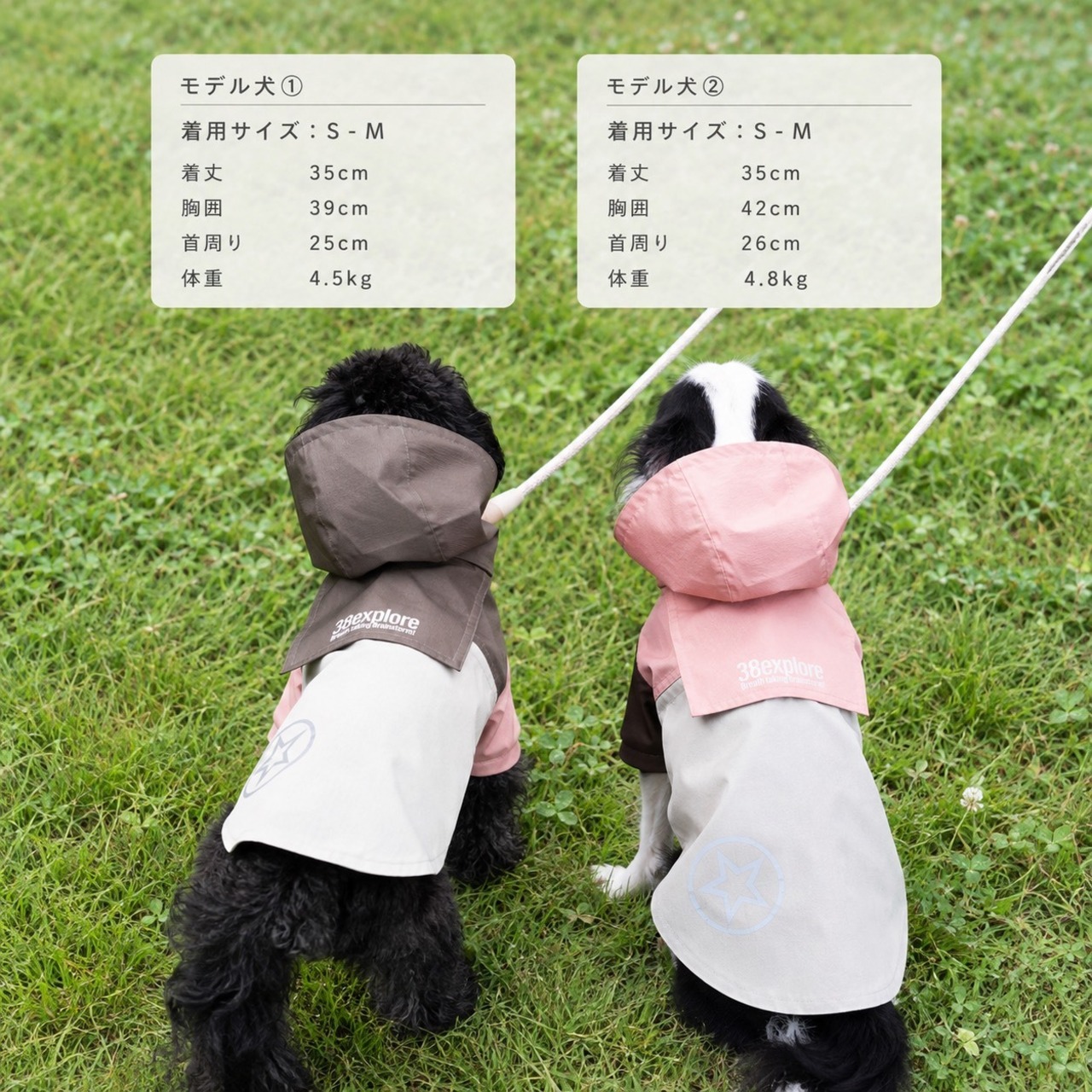 38DOG RAINCORT / KAHKI