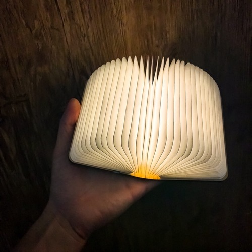 魔法の本　小　ブックライト　本のライト　電球色　LED