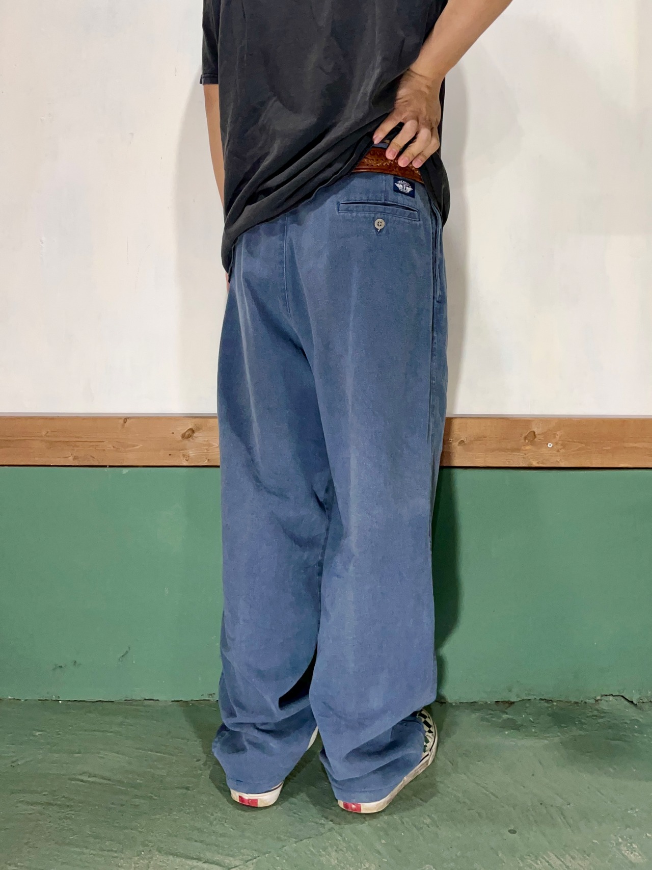 90’s DOCKERS Chino Two-Tuck Pants【W34.5 L29】
