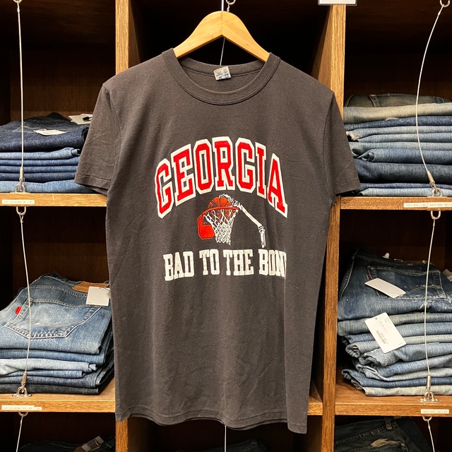 ①1980'S CHAMPION T-SHIRT "GEORGI BAD TO THE BONE "
