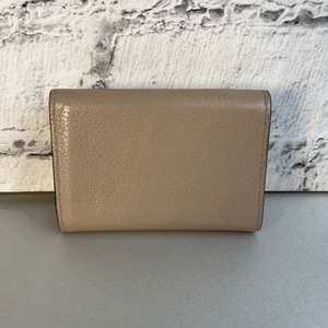 LOUIS VUITTON ルイヴィトン  ポルトフォイユ ロックミニ レザー 三つ折り財布 ベージュ A-10023