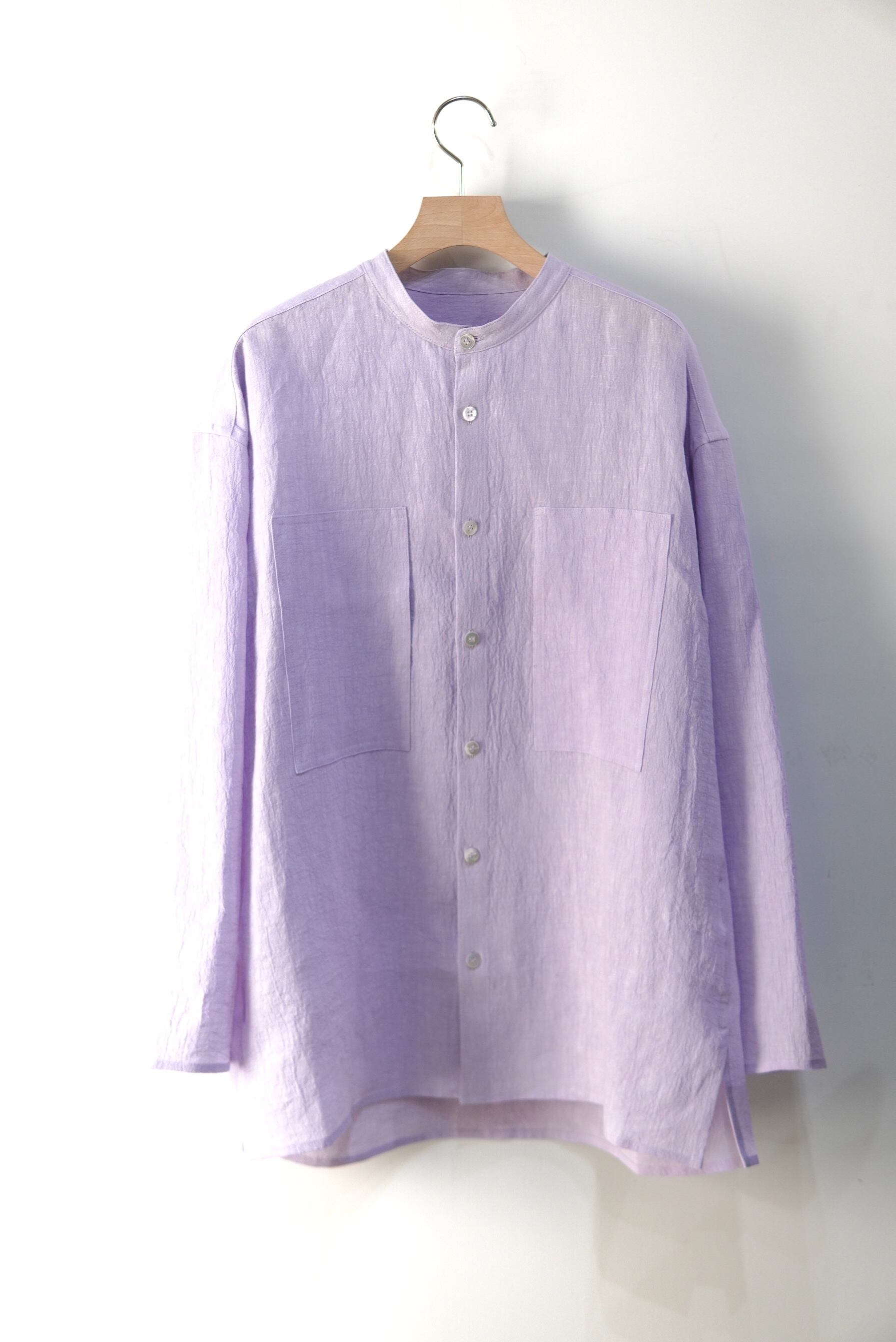 Cale / Water twist linen shirts  / C231F08B02