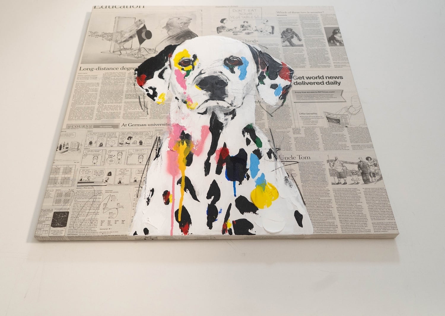 Dalmatian / ダルメシアン / 犬の現代アート作品 絵画販売 | TOMOYA
