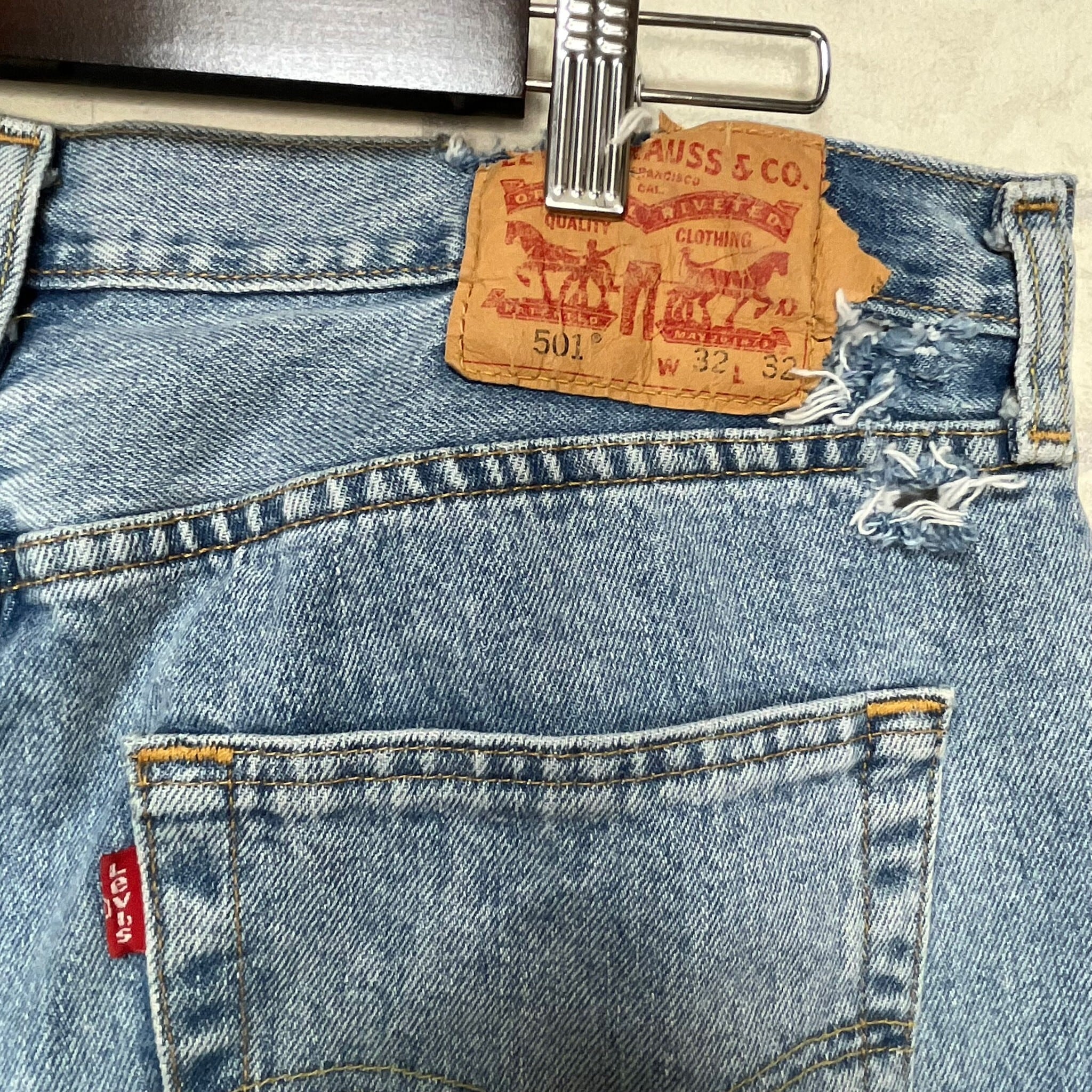 W32×L30#裾上げ済み】Levi