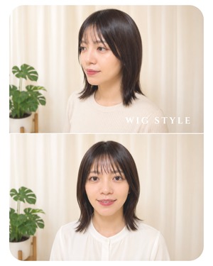 先行発売【サニー】02 切りっぱなしボブ　医療用ウィッグ・人毛