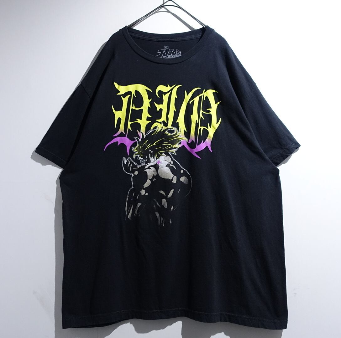 "JoJo's Bizarre Adventure" Black Print Design Anime T-Shirt