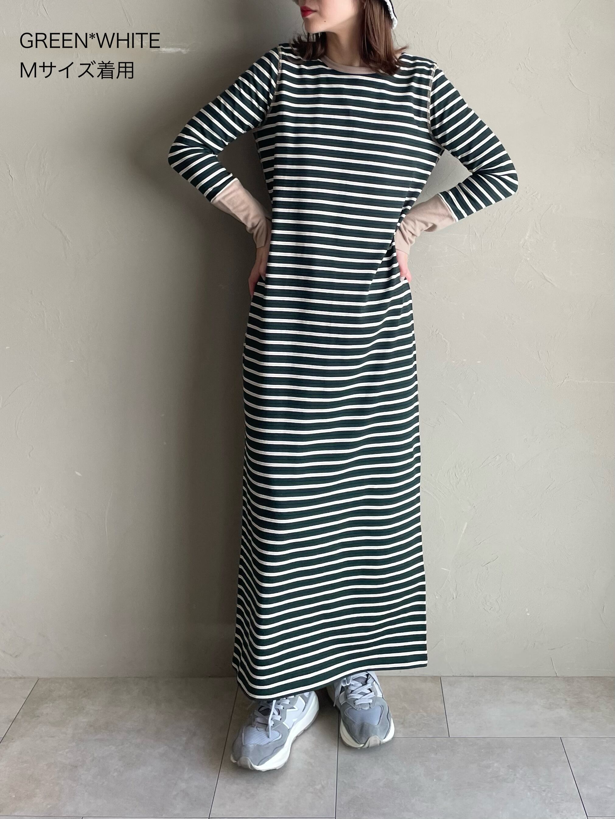 Mylanka 】マルチボーダーワンピース | valance 福井｜レディース