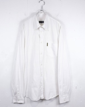 【Caka act2】“ARMANI JEANS” Vintage Loose L/S Check Shirt