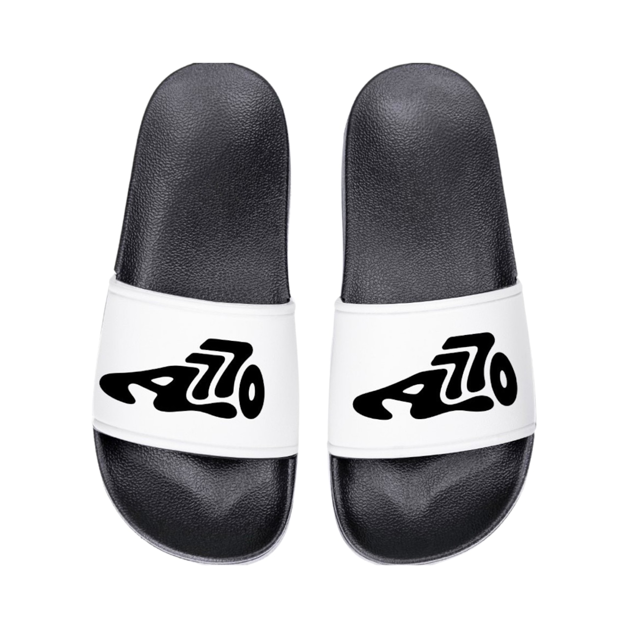Logo Shower Sandals / white