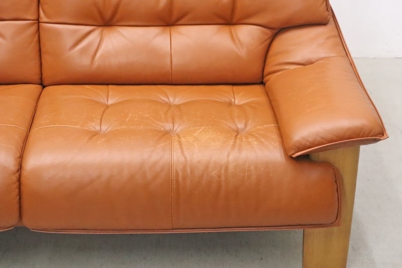 沼津店】karimoku カリモク ZU49シリーズ 本革 2Pソファ レザー