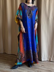 vibrant ethnic print import dress-5149-8