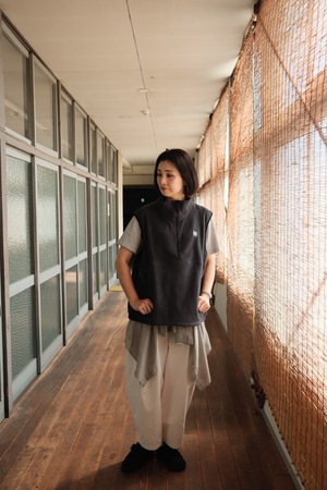 NEVER WASTED / 200century VEST / BLACK