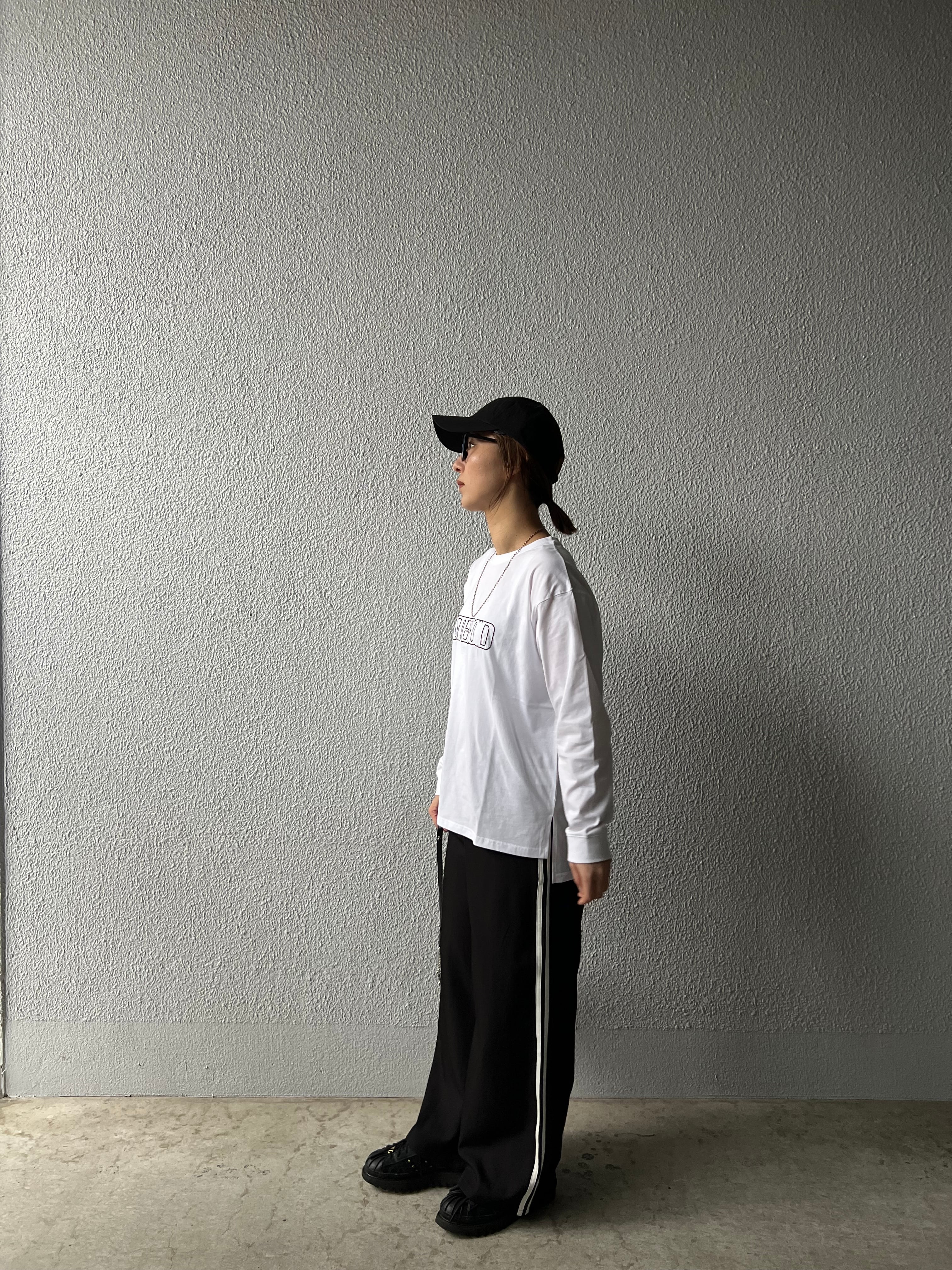 【SELECT】ロゴチェーン刺繍ロンT