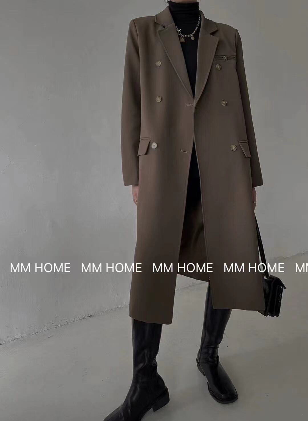 ロングダブルジャケット　AJ42441-6630