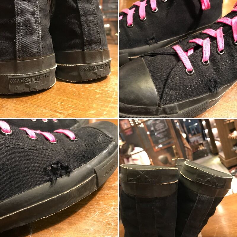 90's CONVERSE コンバース ALL STAR ブラックモノクローム OX HI 90's CONVERSE コンバース ALL STAR ブラックモノクローム OX HI