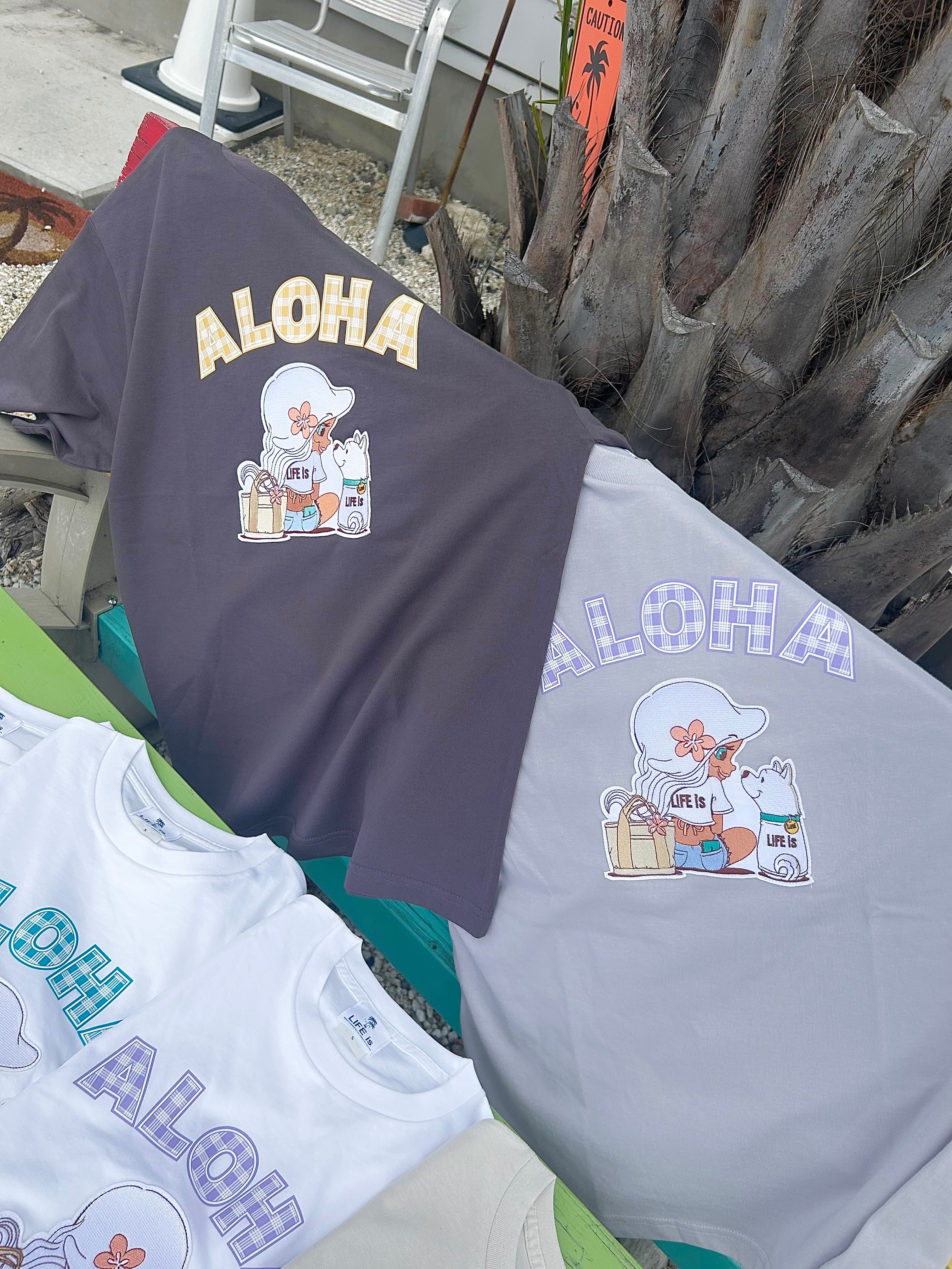 【mapuaコラボ】パラカALOHA ワッペンTシャツ ¥6,990+tax