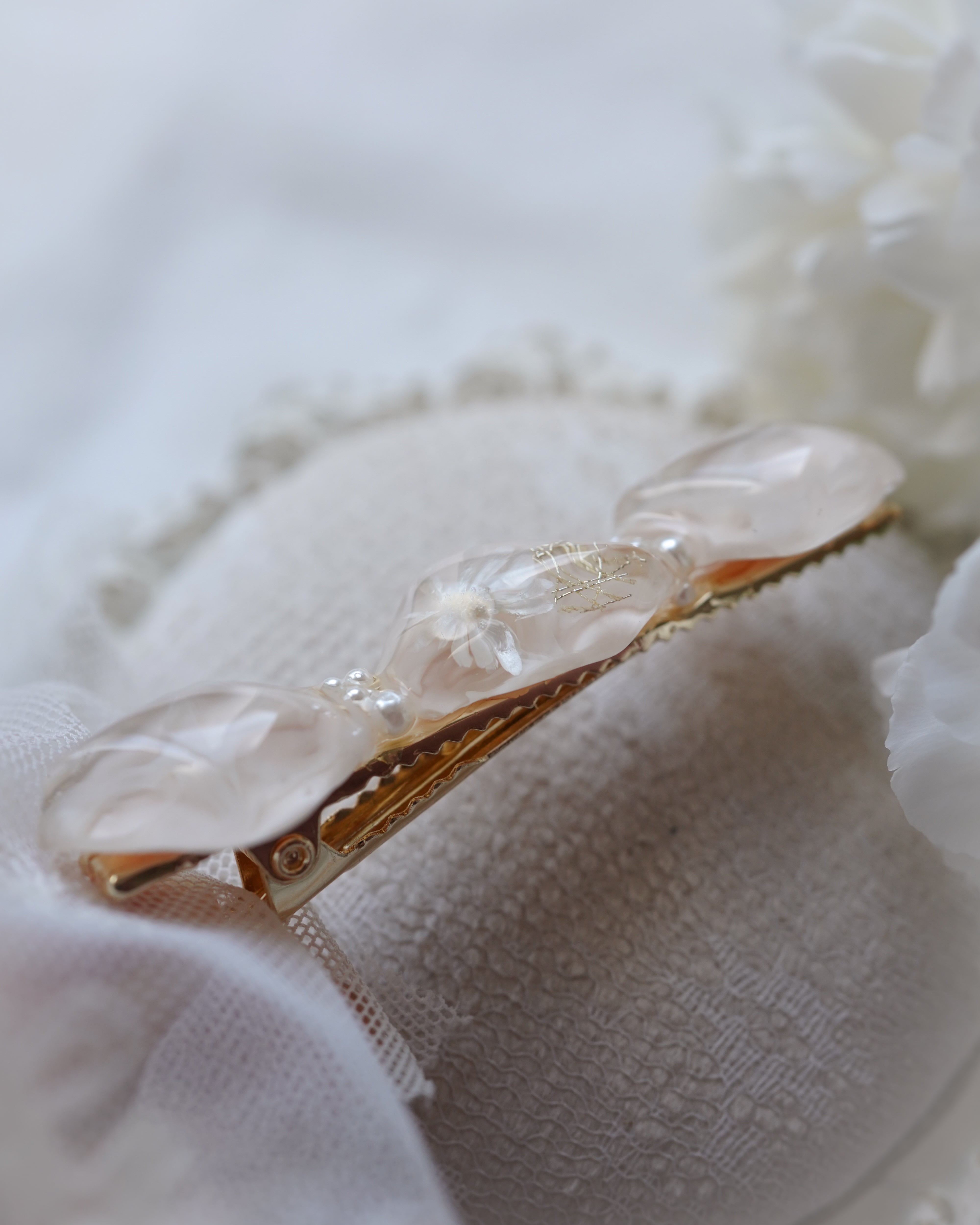 【今回限定品】『 春の訪れ 』ヘアクリップ