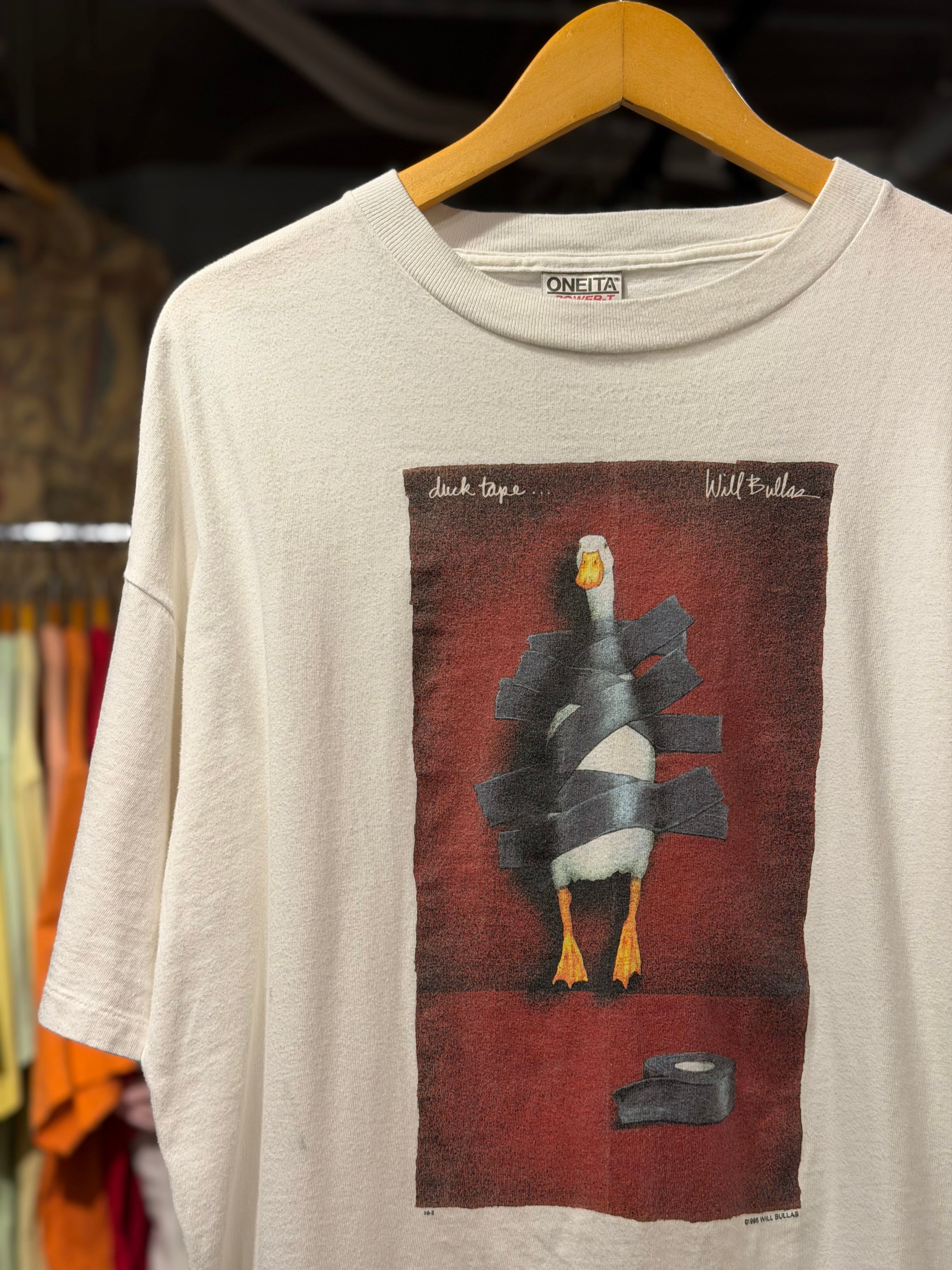 Will Bullas / Duck Tape 】 1995'y Art T-shirt アートTシャツ 半袖