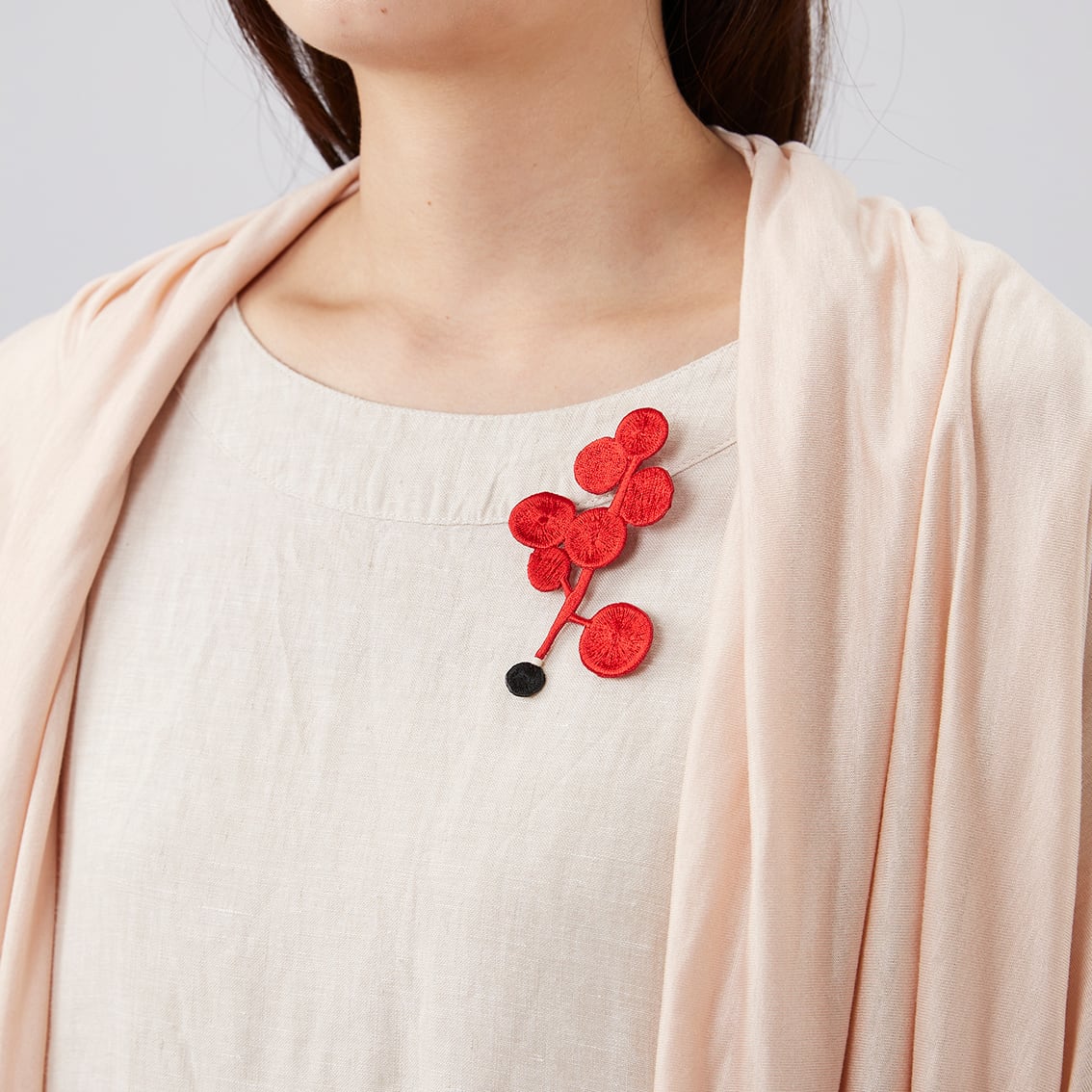 刺繍ブローチ ga.la (br-026) 13色