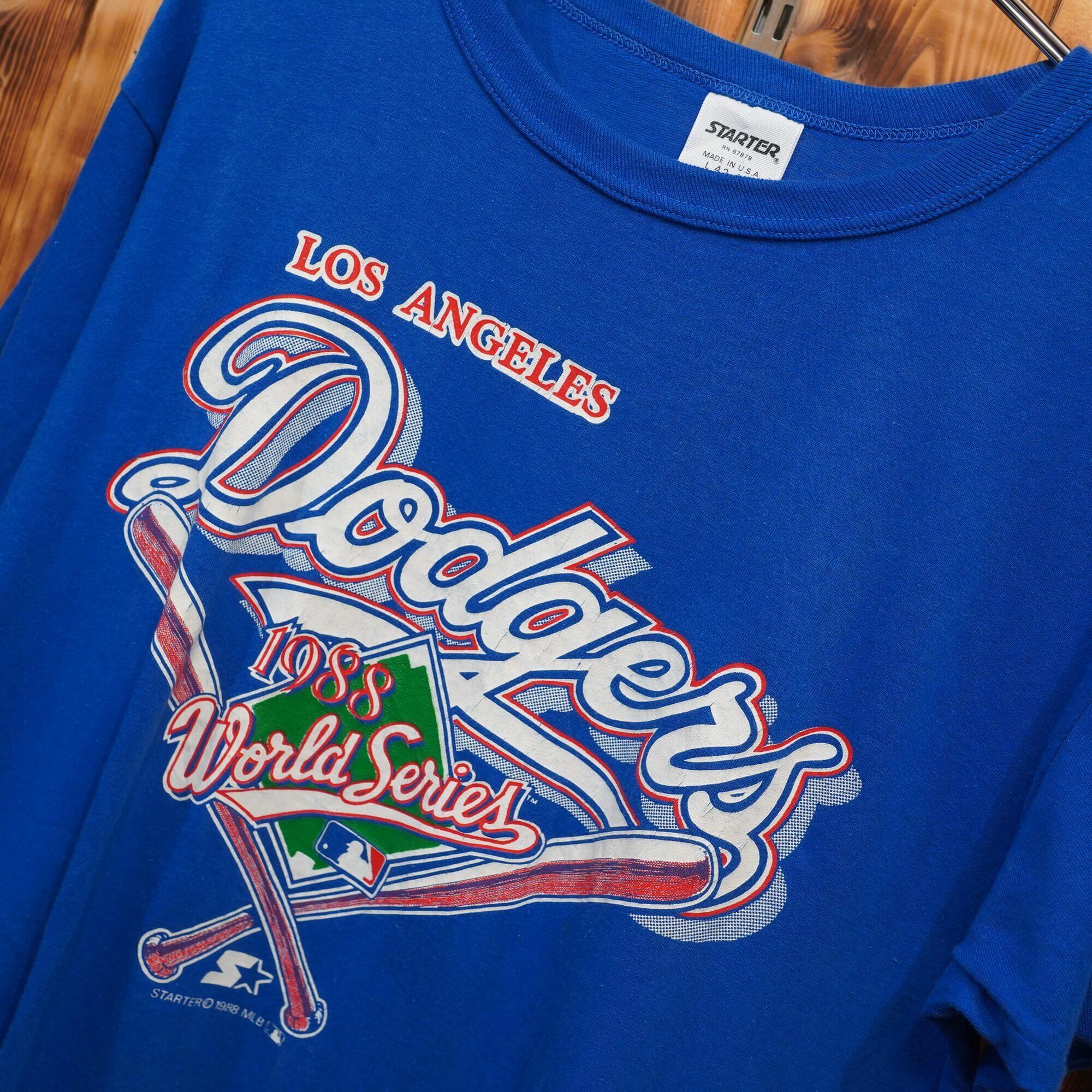 店舗クーポン 良好/3XL位！◇STARTER製 MLB ロサンゼルス・ドジャース 