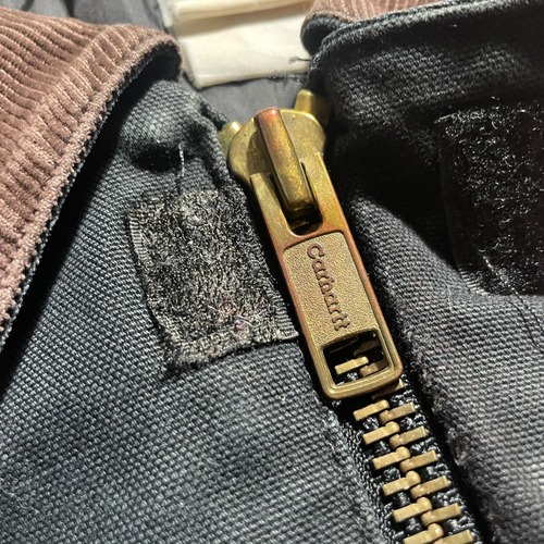 90s USA製 carhartt ブラック トラディショナルジャケット 詳細写真3