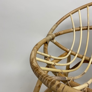 Rattan Round Chair / ラタン ラウンド チェア〈キッズチェア / ディスプレイ 〉