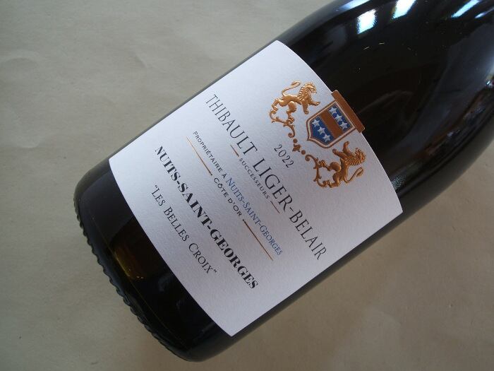 ニュイ・サン・ジョルジュ レ・ベル・クロワ 2022年 ティボー・リジェ・ベレール