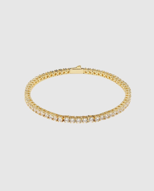 Luxury Tennis Bracelet 【3mm / GOLD】