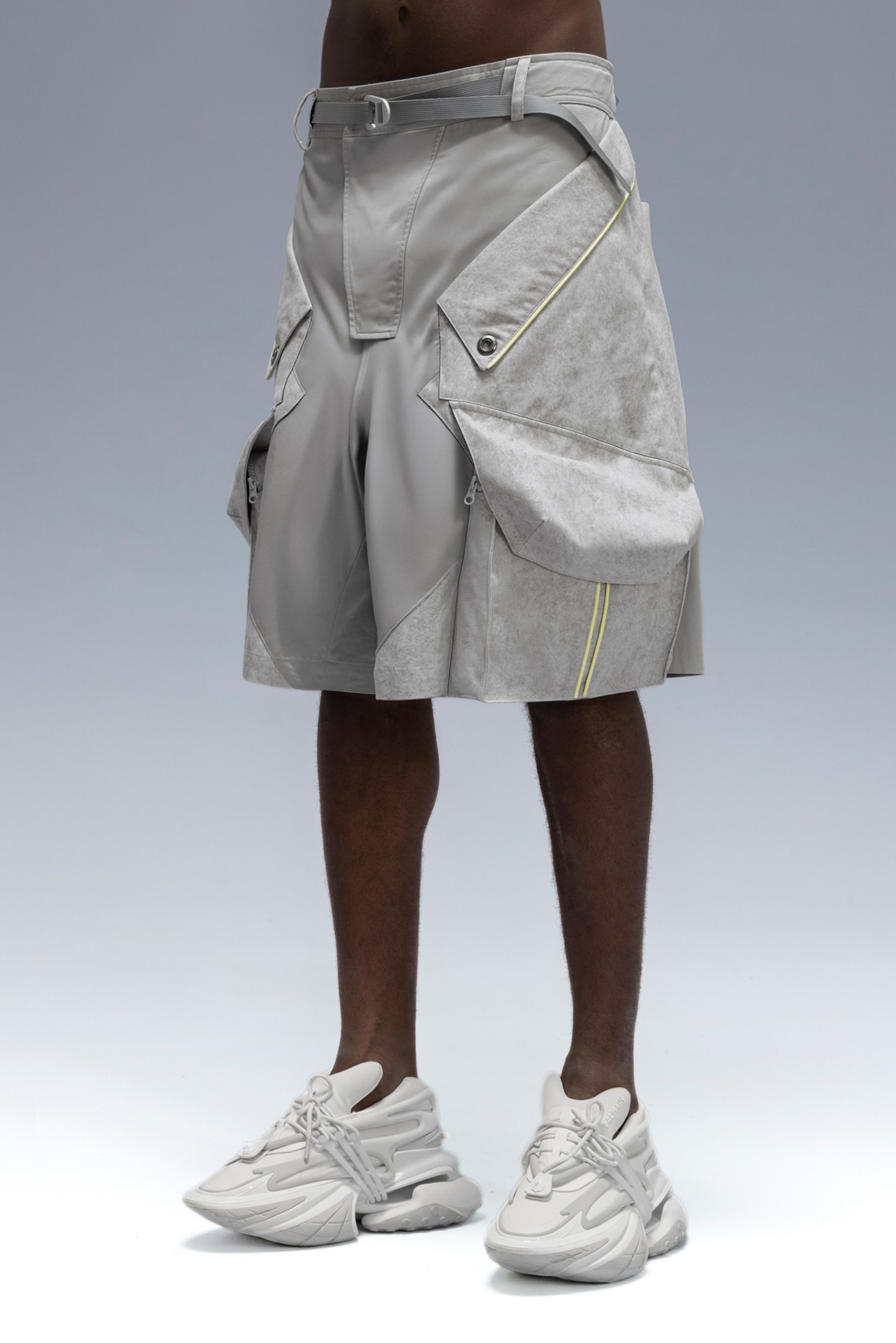 XIPHEVIL ウォッシュドモジュールショーツ