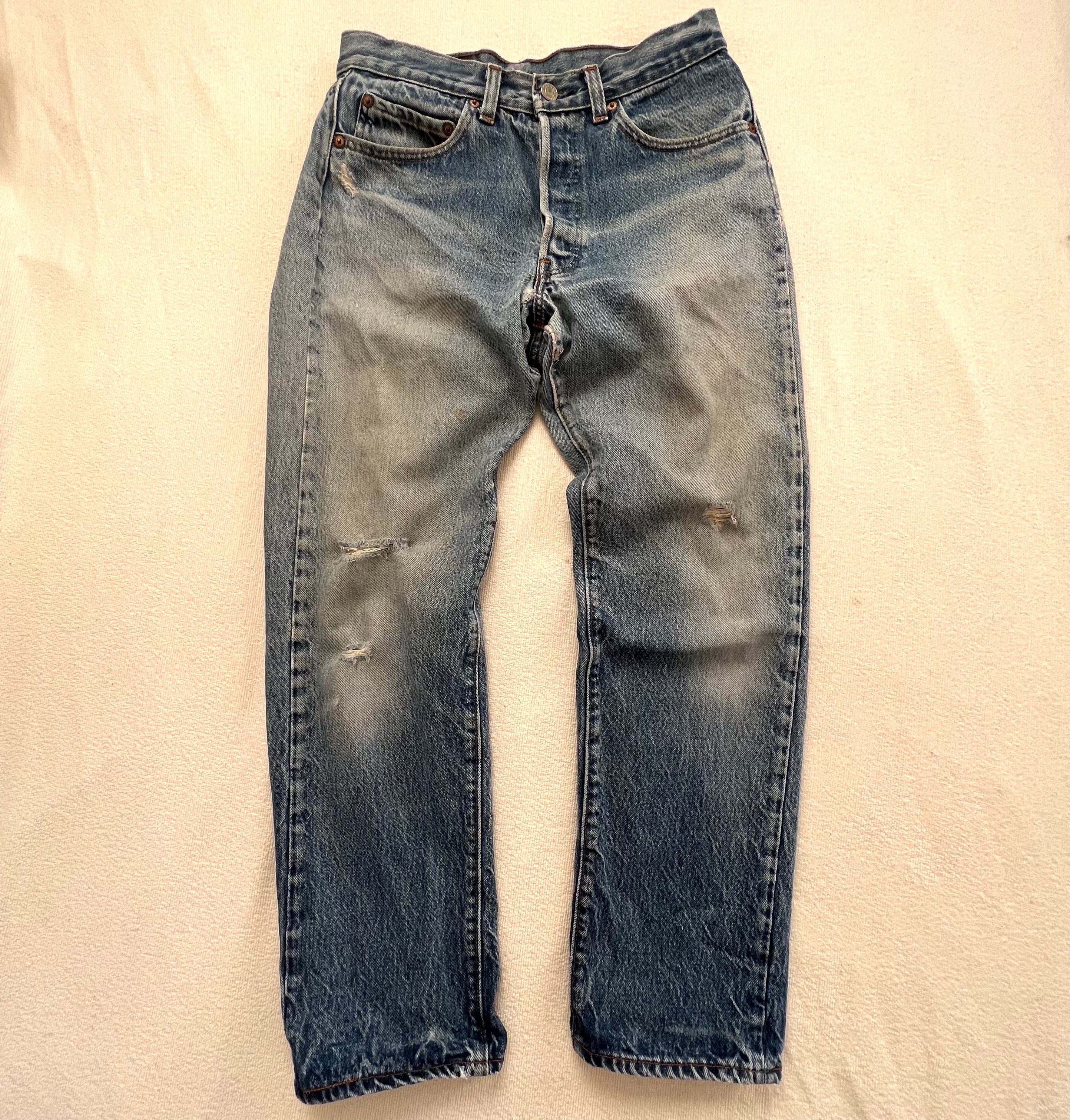 Levi's 501 USA製 W29-30 リーバイス デニム 80年代（ハチマル ...