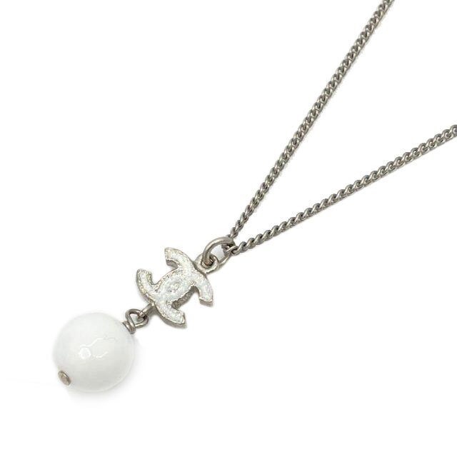 Chanel B10A Long Necklace(White)