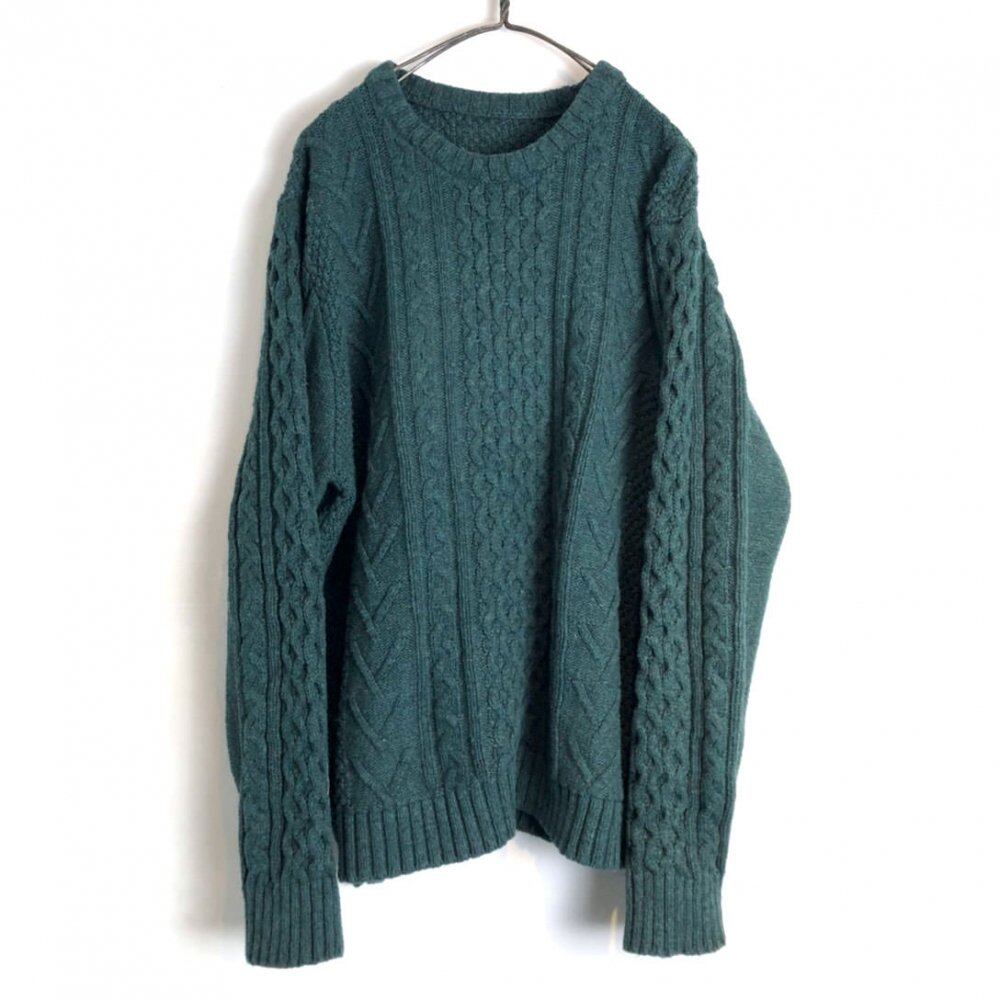 cotton aran sweater