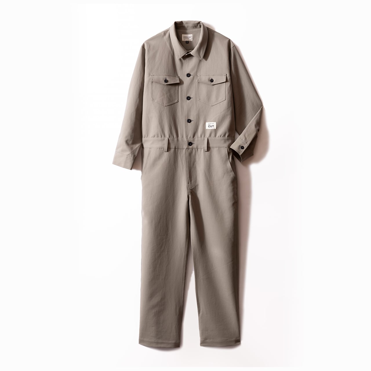 長袖ツナギ コットンダブルクロス / モス / ユニセックス | CUT ONLINE