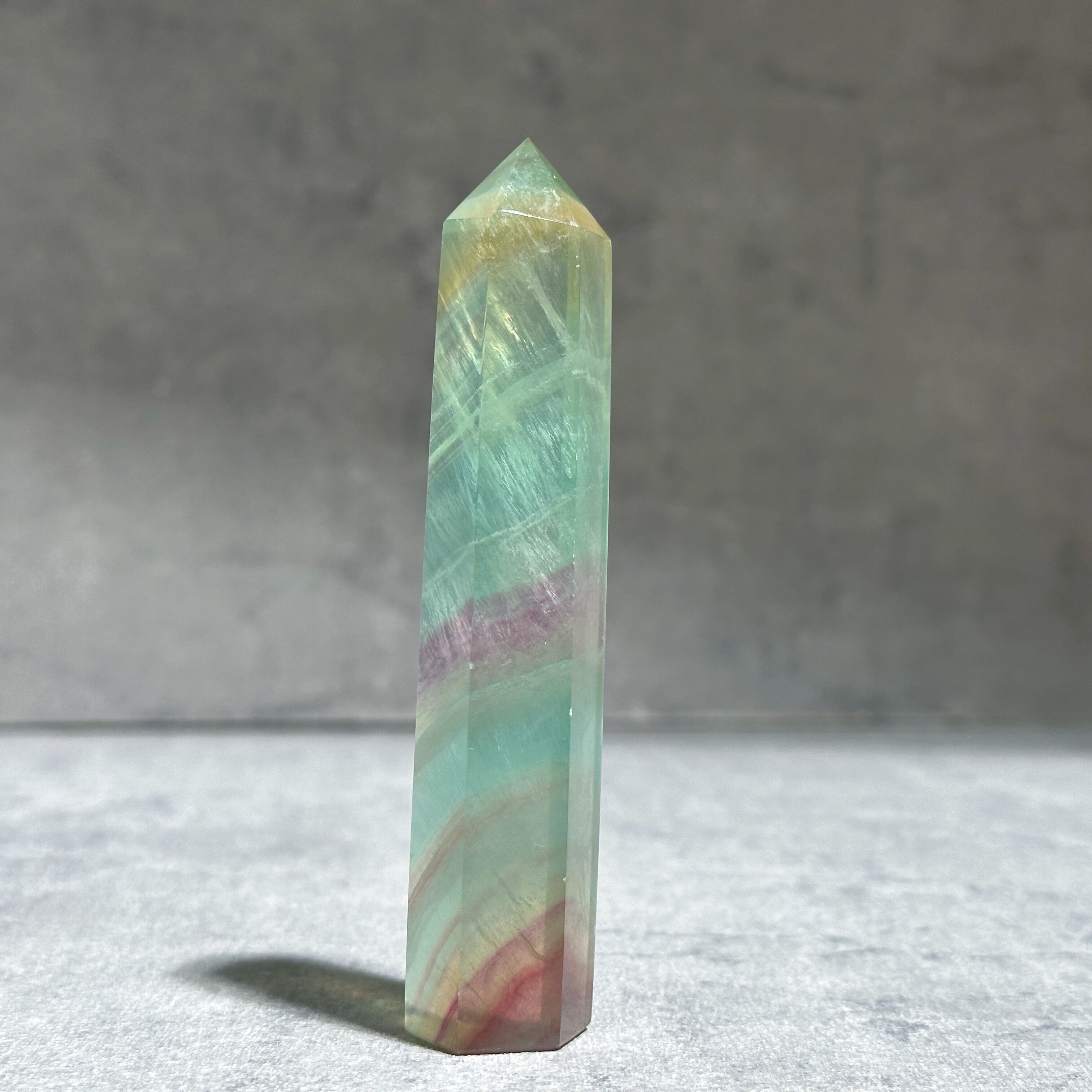 レインボーフローライト タワー型15◇ Rainbow Fluorite ◇天然石