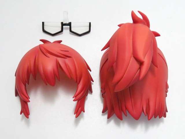 再入荷（Ａ−ランク）【1584】 越谷夏海 髪パーツ メガネ付きポニーテール　ねんどろいど