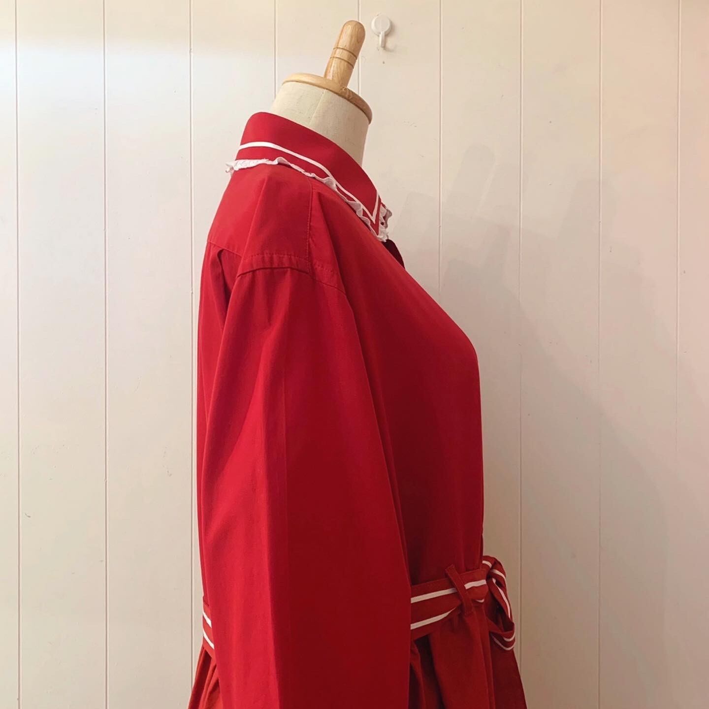 remake : strawberry line shirt one-piece