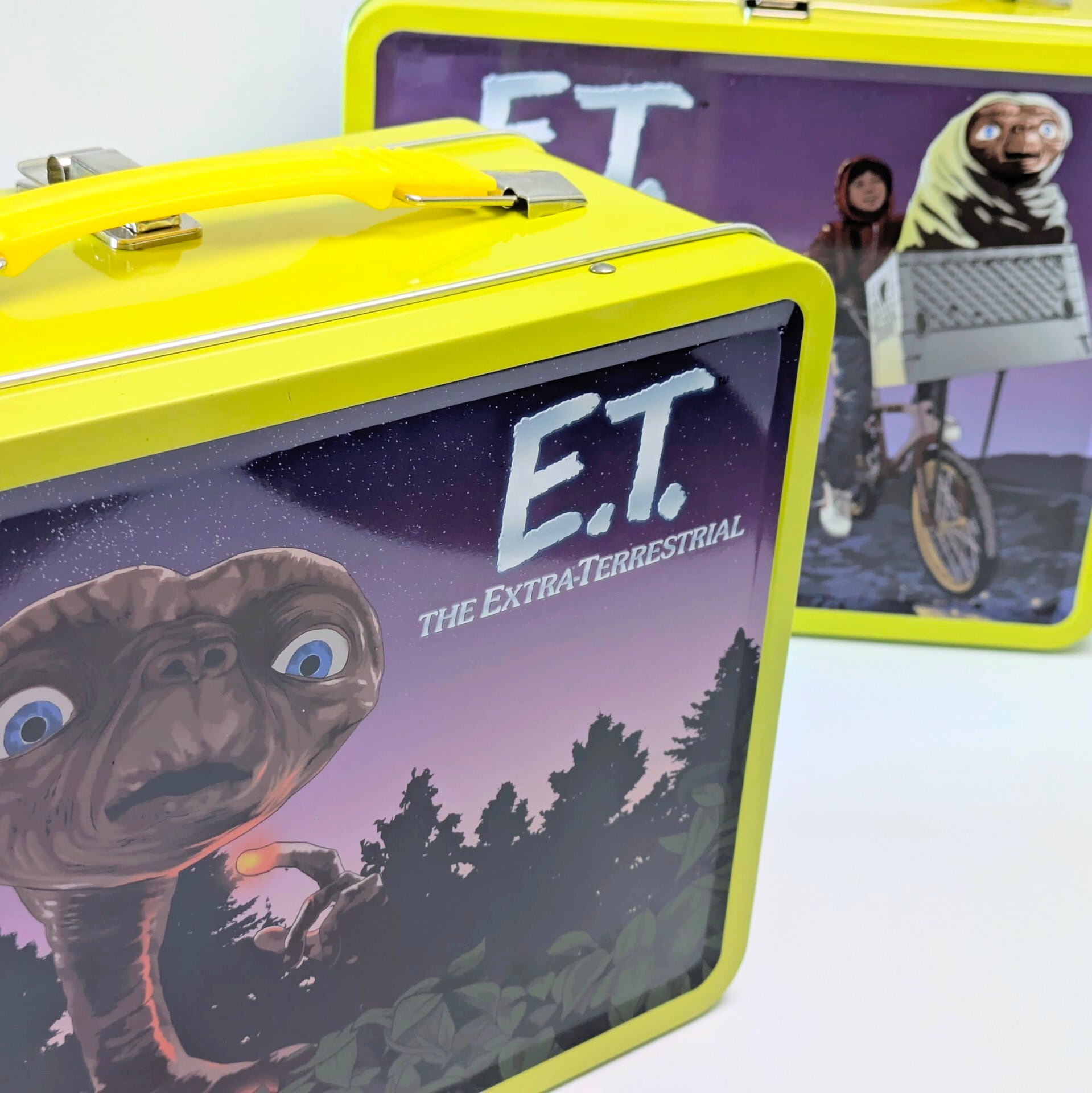 【 E.T.( イーティー )】Tin LUNCH BOX / ランチボックス / ブリキ缶 〚アメリカン雑貨 アメトイ〛