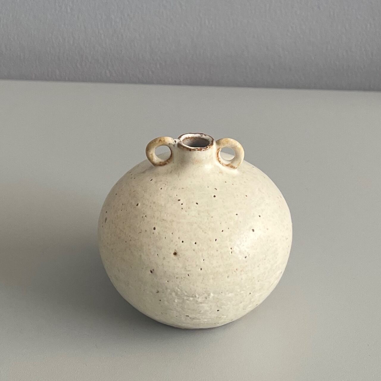 こま製陶所 文山香菜江 ミニ一輪挿し（A） | キノメノウツワ 器・作家