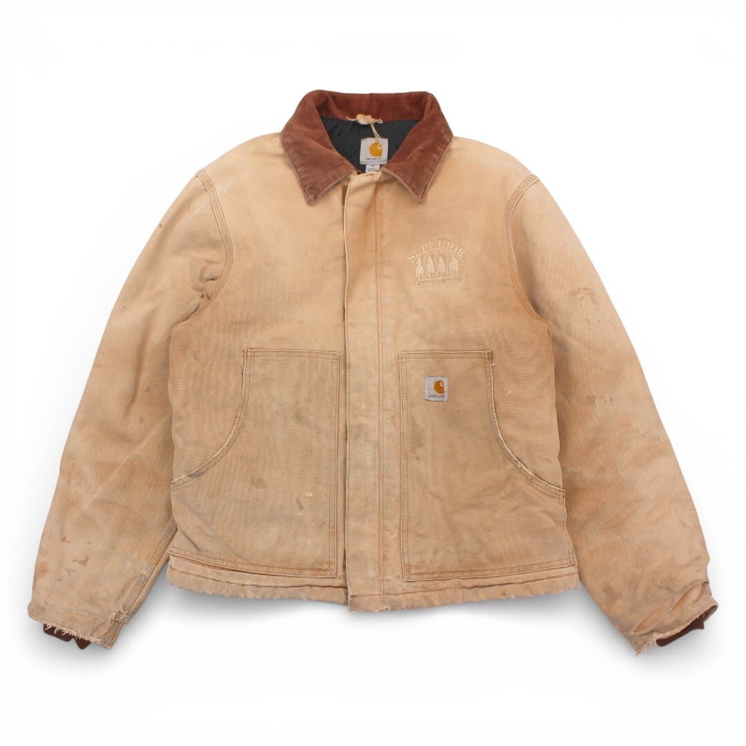 古着 MEXICO製 Carhartt Duck Jacket J002 BRN カーハート