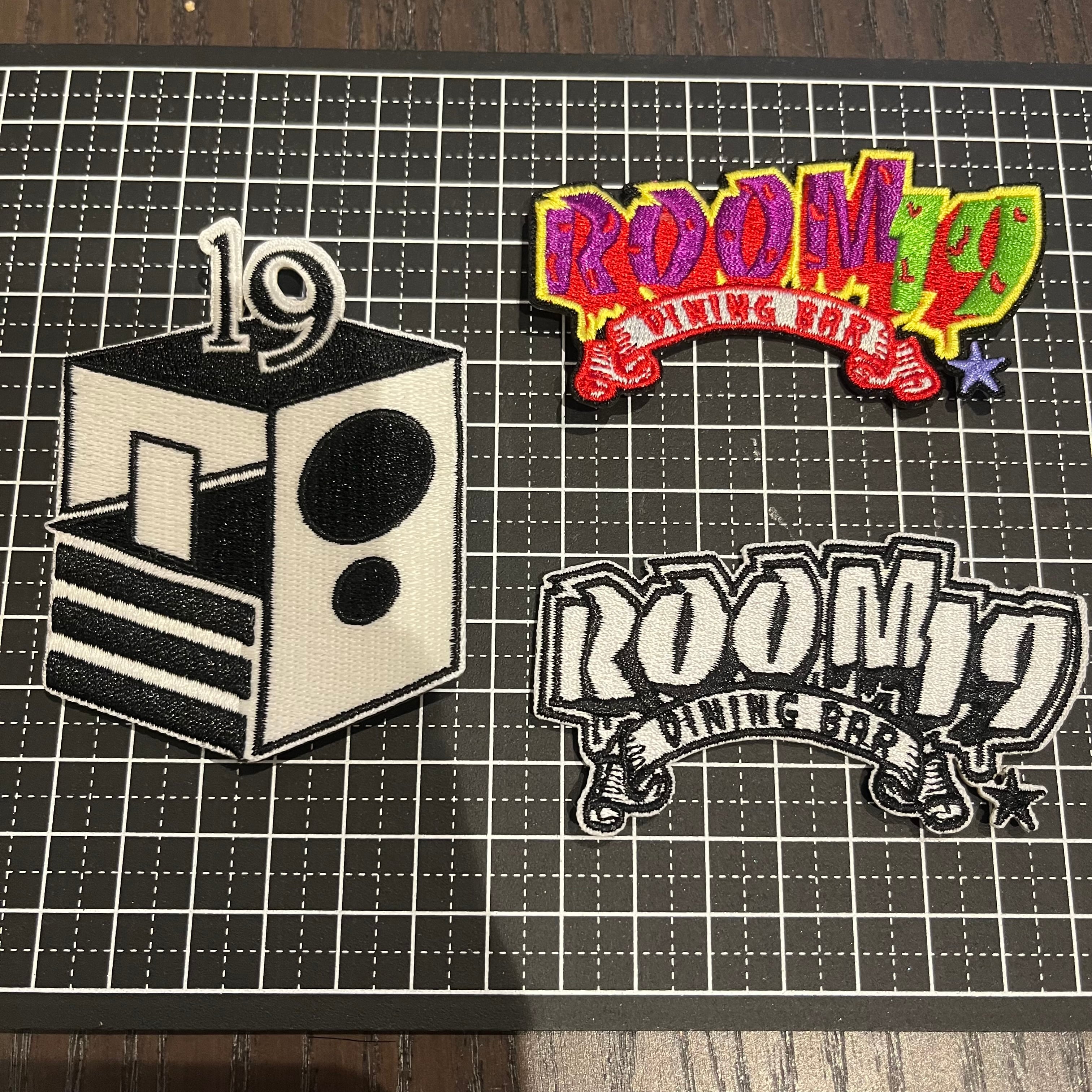 オリジナルワッペン11/19立体刺繍 ROOM19 16th 刺繍ワッペン 全部セット | Room19