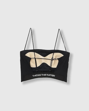 【26SS】THINGS THAT MATTER シングスザットマター / ブラトップ / BACK CROSS-STRAP BRA TOP
