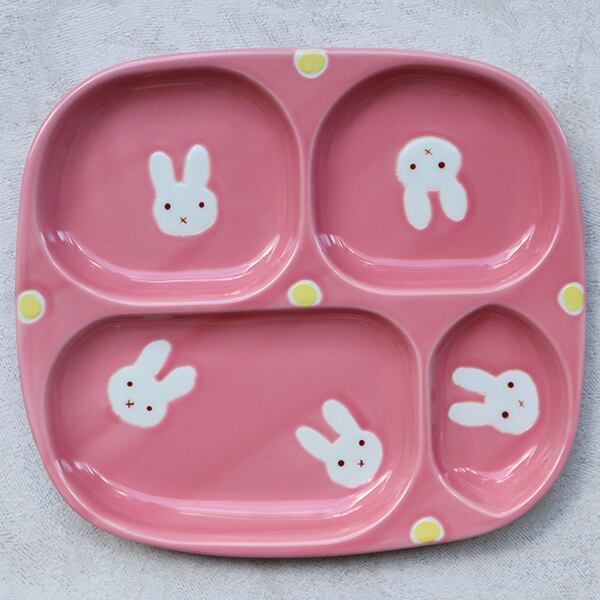 カゴ入りピンクうさぎちゃん♡ ポッコとりんご キーチェーン うさぎ PK - サンレモン