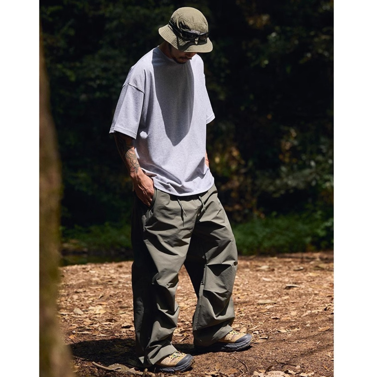 Utility loose fit tech pants 0904 - 11