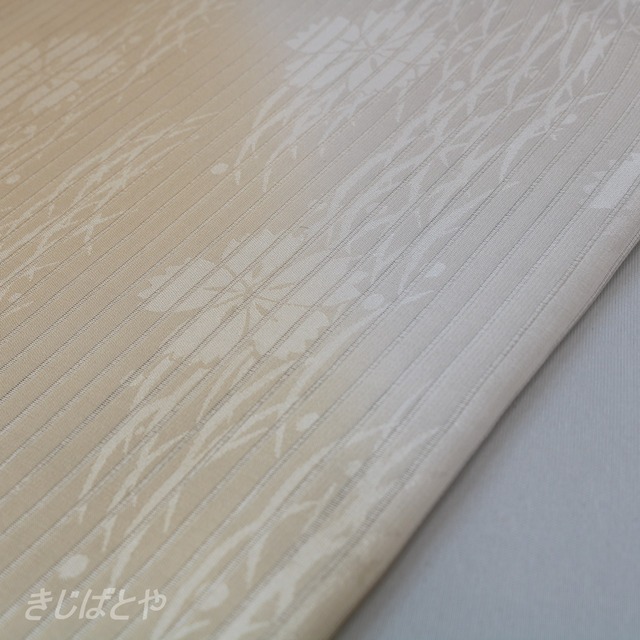 正絹絽　丹後ちりめん帯揚げ「霧氷」　新橋色