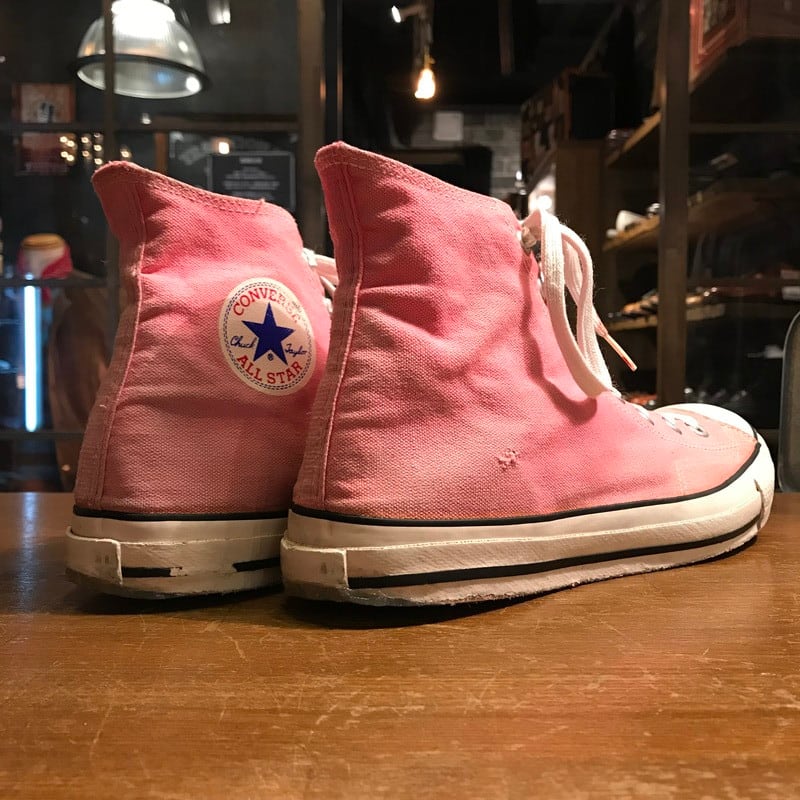 80's CONVERSE コンバース ALL STAR HI オールスターハイ ピンク 80's CONVERSE コンバース ALL STAR HI オールスターハイ ピンク
